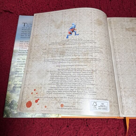 Harry Potter Illustrated Hardcovers Set 4 -Books 1-3 + Fantastic Beasts - Picture 6 of 15